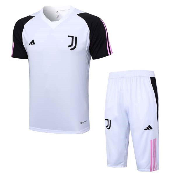 Camiseta Entrenamiento Juventus Conjunto Completo 2023 2024 Blanco